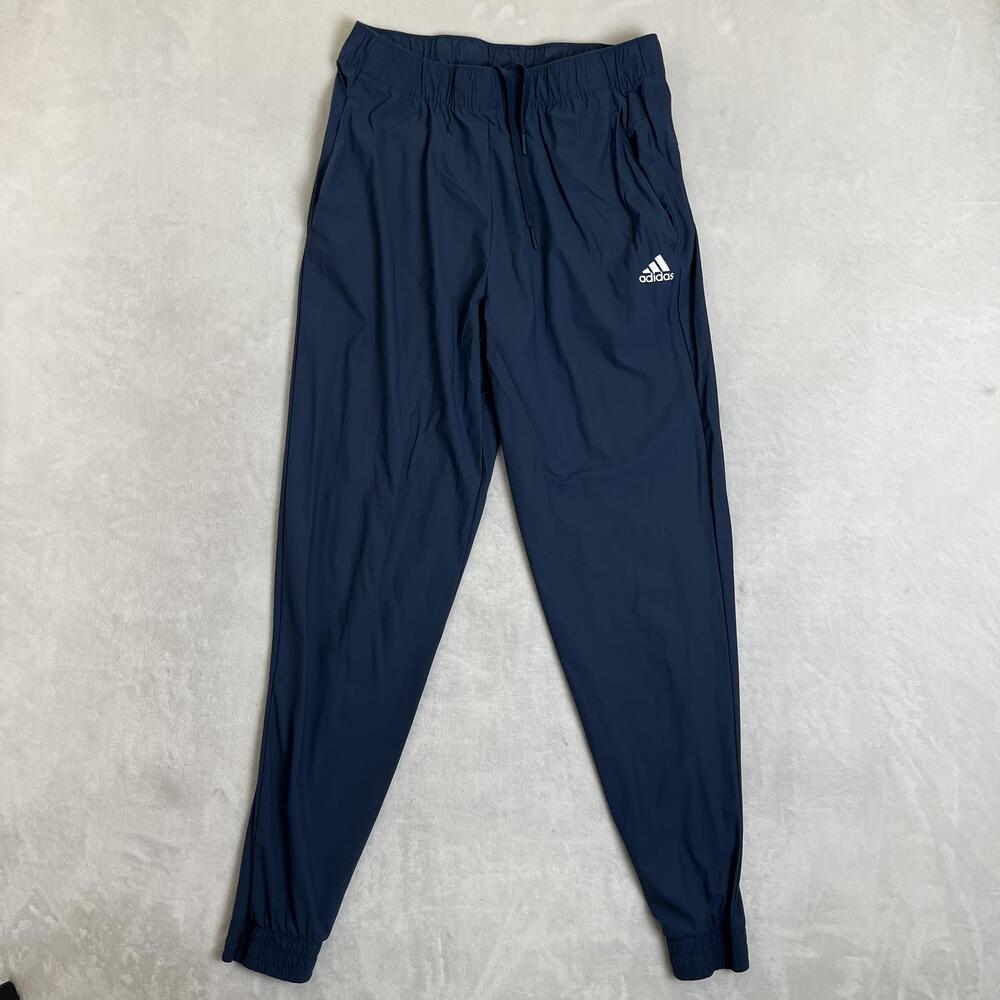 Adidas Golf Pants Mens Medium Blue Joggers Lightweight Stretch Quick Dry